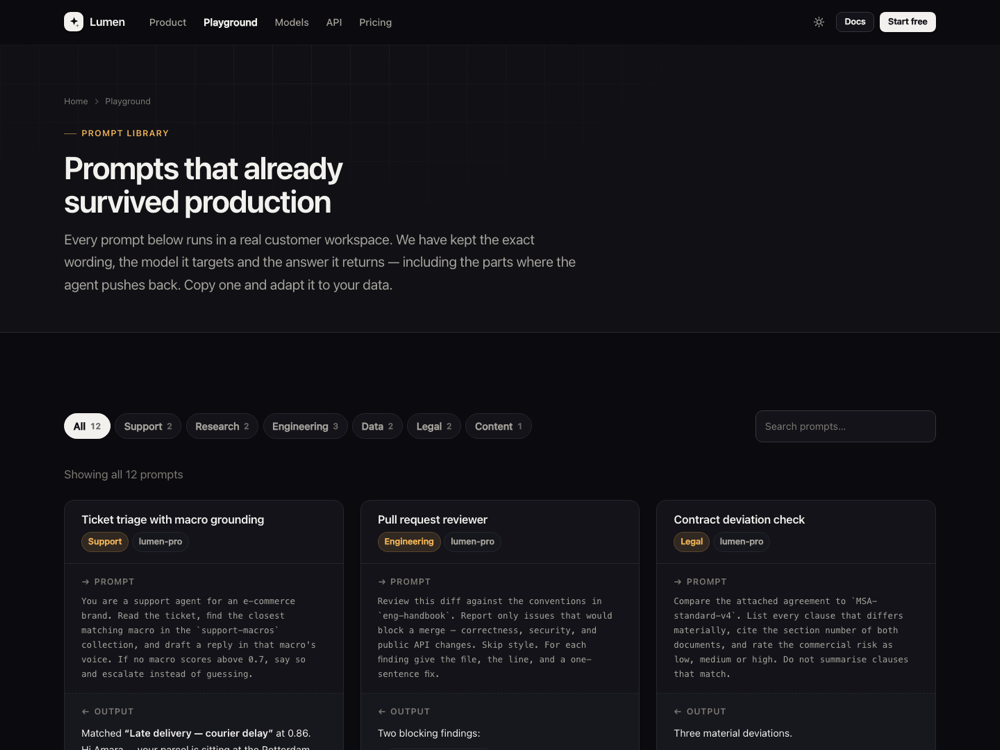 AI Product Kit — playground page